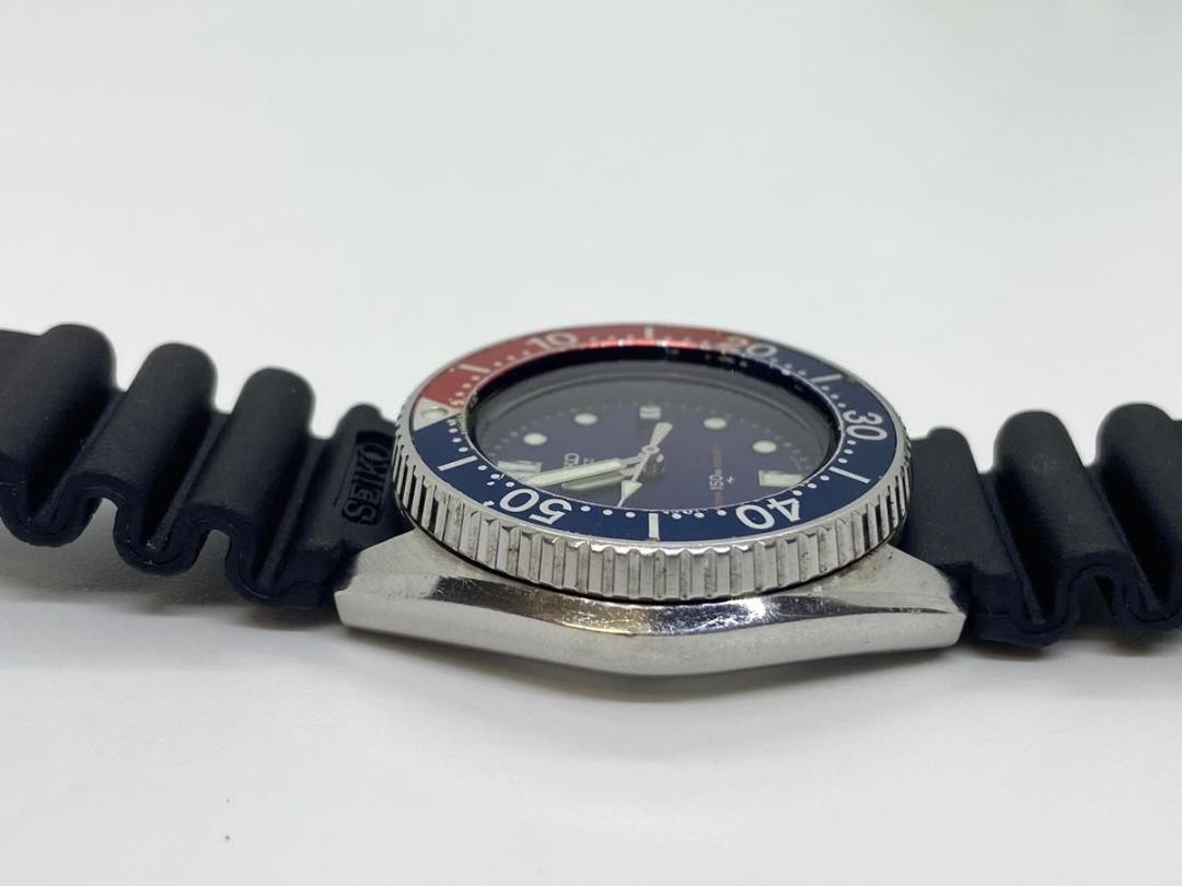 Seiko 2625 001B Vintage Quartz Diver Watch 1980s Pepsi Bezel Japan