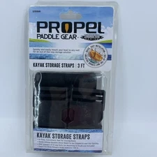 Shoreline Marine Propel Paddle Gear Kayak Storage Straps 3ft Quick Release Black