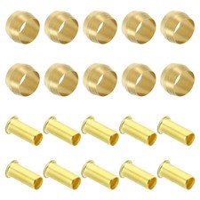 40 x Brass Compression Sleeves Ferrules for 5/16 Inch OD Hose Tube