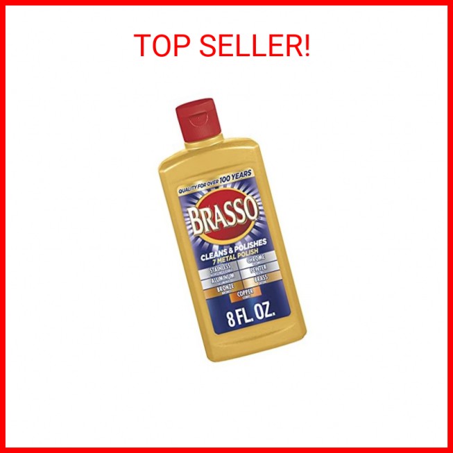 Brasso Multi-Purpose Metal Polish, 8 oz