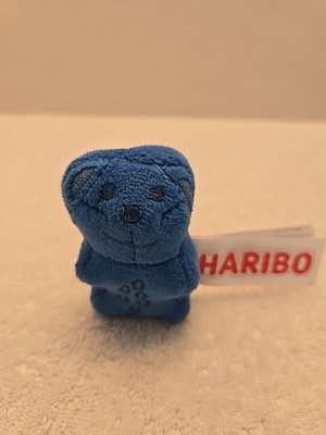 Haribo Plush Mini Gummy Bear Blue Scented 3  2021 Stuffed Toy Candy Food