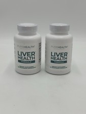 2x PUREHEALTH Research LIVER HEALTH Formula 60 Count Each New