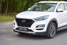 Maxton Design Frontlippe V.2 passend für Hyundai Tucson Mk3 FL schwarz Hochglanz
