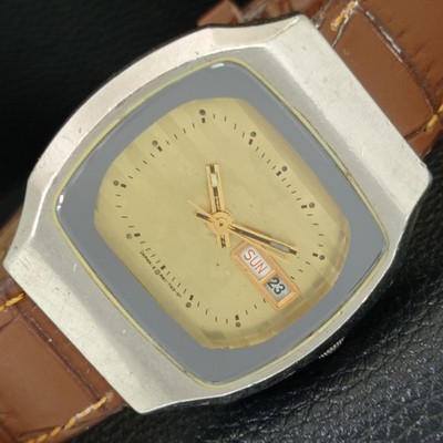 JAPAN VINTAGE RICOH R31 AUTOMATIC MENS ORIGINAL DIAL WATCH a703544-1