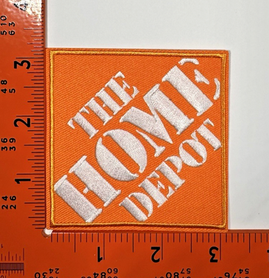 #ad Home Depot Retro Throwback Embroidered Patch Iron On Sew On Logo Badge USA $5.98