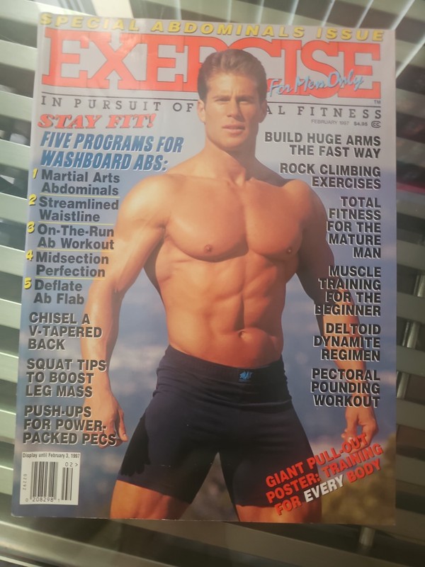 EXERCISE FOR MEN MAGAZINE, Febuary 1997EXERCISE, FITNESS, HEALTH, Gay INTEREST