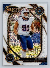 2024 Panini Select #254 Ed Oliver White Sparkle Prizm