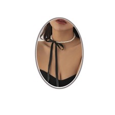Pearl Velvet Choker Necklace for Women Elegant Boho Pearl Choker Necklace Ribbon