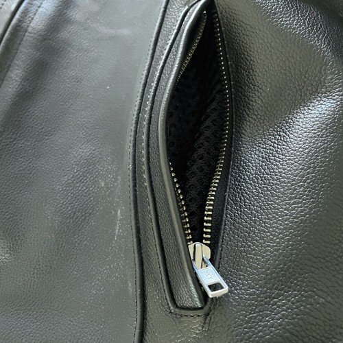Cortech LNX Black Leather Motorcycle Street Jacket ZipOut Liner Women XL/14 READ - Picture 17 of 24
