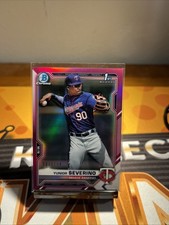 2021 Bowman - Chrome Prospects Yunior Severino #BCP-140 Fuchsia Refractor...
