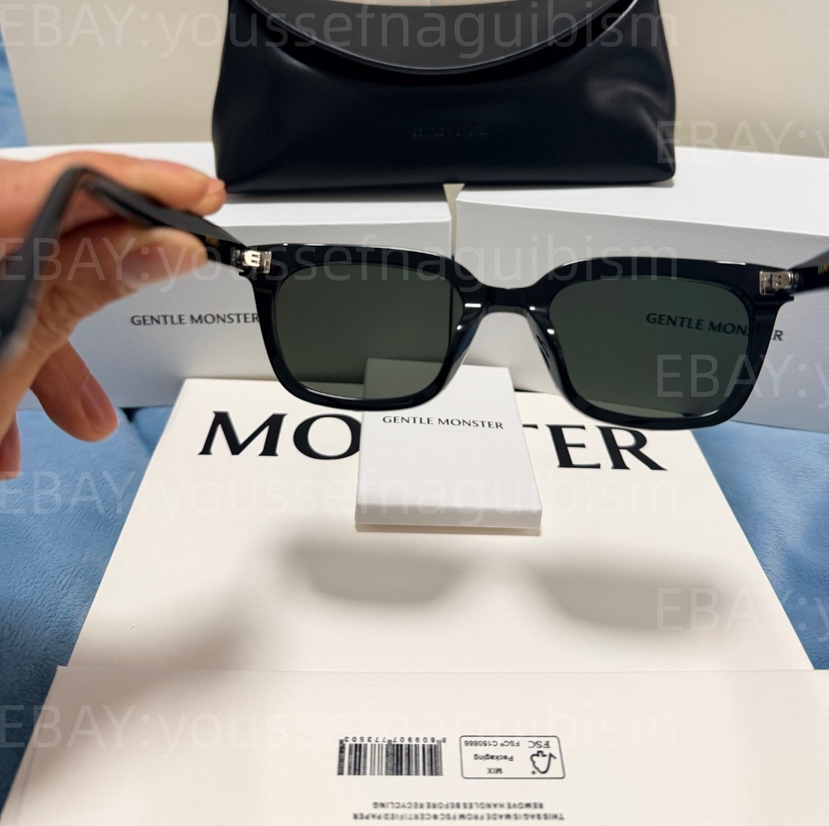 2026 GentleMonster Soho 01 Sunglasses Black Frame Black Lenses | eBay