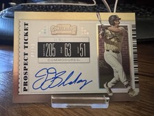 2019 JJ Bleday Contenders Draft Picks /99 RPS Ticket Auto Prospect #14 Reds