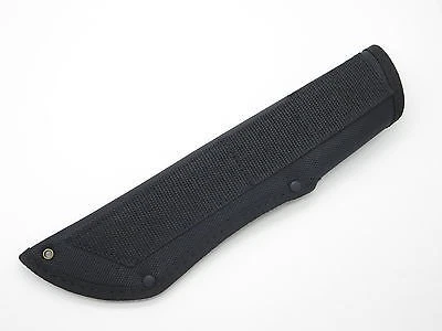 Funda de cuchillo de caza Schrade XT1B negro de nailon fijo de 6,75" de hoja ancha Bolo Foto 3 de 4