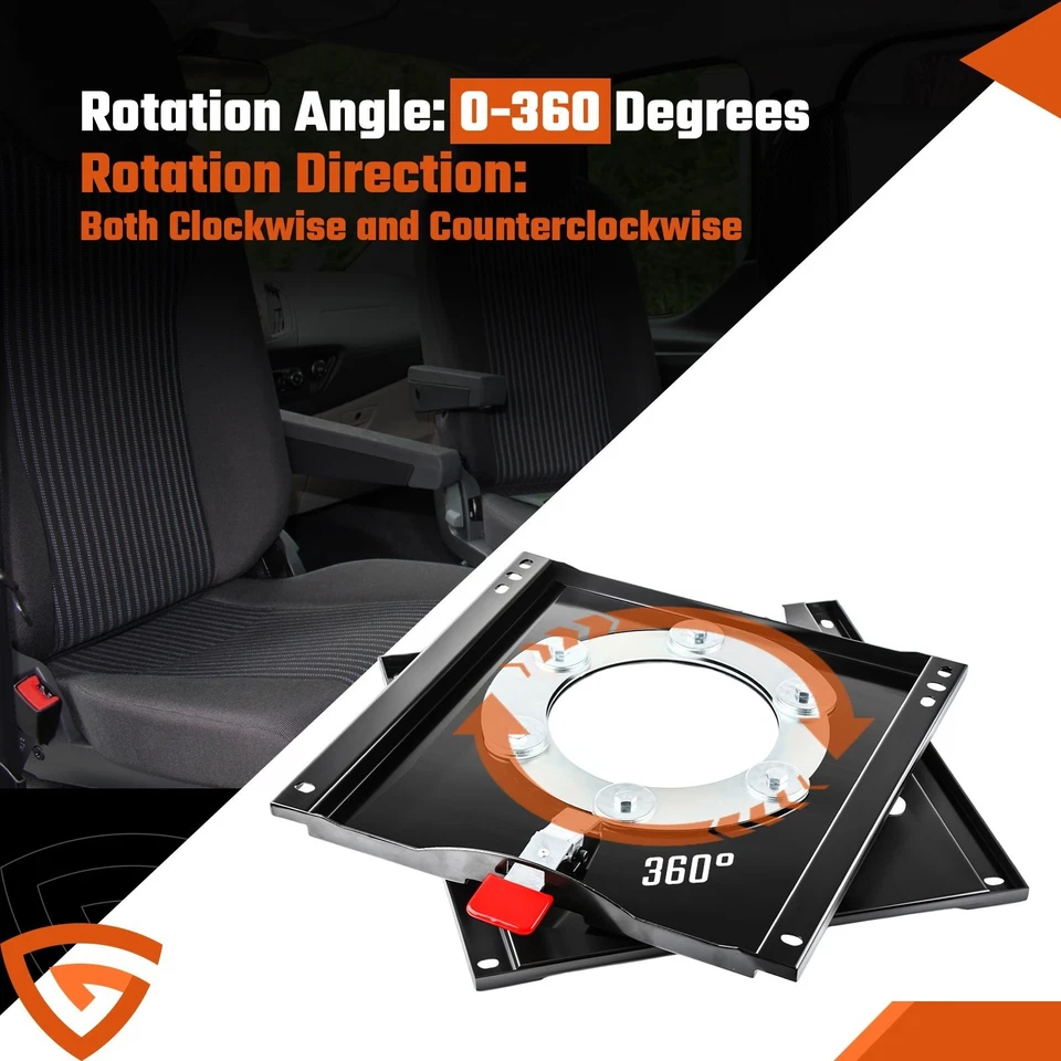 NEW For Ram ProMaster 2007-2024 Onwards CamperVan MOTORHOME SEAT SWIVEL BASE Foto 3 de 4