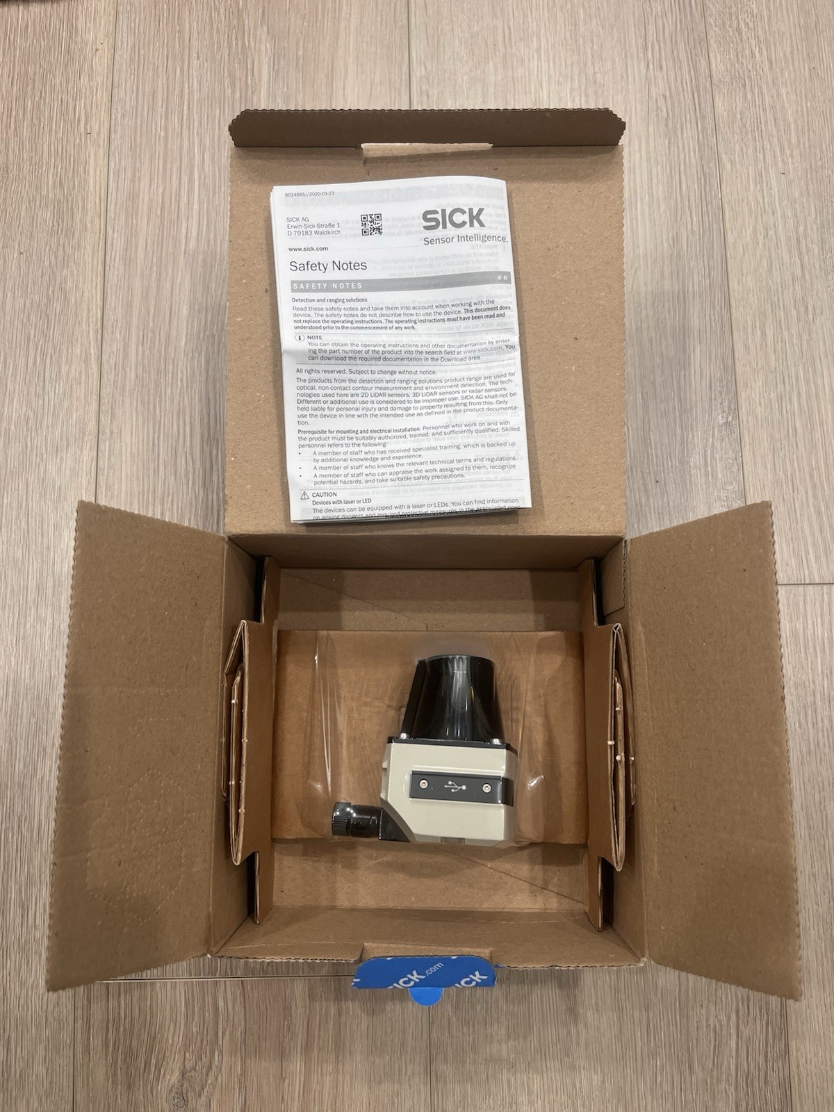 NEW SICK Sensor TIM881P-210210 Software V1.0.2.0 MO Number 12911611