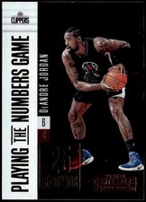 2017-18 Panini Contenders #22 DeAndre Jordan Playing the Numbers Game E1