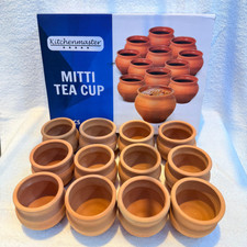 12x Tandoori Tea Terracota Mitti Tea Coffee/Handmade Natural Clay Tea Cup