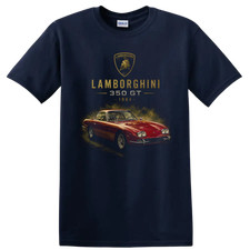 Lamborghini 350 GT 1964 Vintage Classic Car Automotive T Shirt Retro Collector