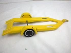 Vintage 1970's Tonka Yellow Pressed Steel Snowmobile Trailer 8.25"