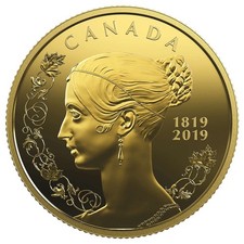 2019 $10 Queen Victoria: 200th Anniversary of Her Birth - 1/4oz Pure Gold Coin