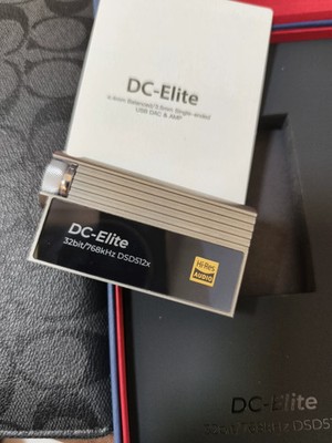 iBasso DC-Elite Flagship Portable DAC Amp ROHM BD34301EKV Titanium with Box