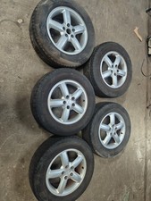 HYUNDAI SANTA FE 2010 MK2 SET OF 5 ALLOY WHEELS WITH TYRES 235/65/R17