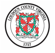 7" loudoun county seal bumper sticker decal usa made