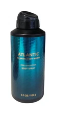 NEW Bath & Body Works Atlantic Men's Body Spray Mist Cologne 3.7 oz Mens