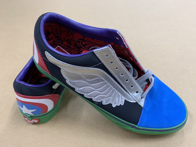 marvel vans size 12
