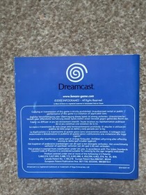 Le Mans 24 Hours SEGA Dreamcast Manual ONLY - Replacement Instruction Booklet