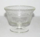 Federal Glass PATRICIAN "Spoke" Crystal Low Footed Sherbet