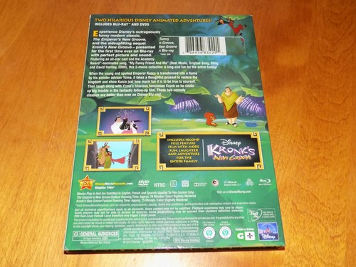 WALT DISNEY The Emperor's New Groove & Kronk's New Groove 3-Disc DVD Blu-Ray NEW - Picture 2 of 5