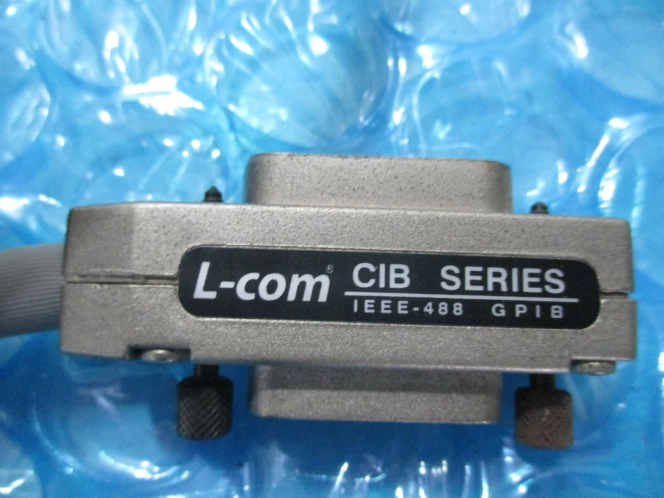  L-COM IEEE-488 GPIB CABLE LABORATORY 3FT MALE FEMALE CIB - Image 3 of 3