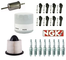 Tune Up Kit (NGK Spark Plugs) & Boots for Ford Mustang E150 F150 4.6L 5.4L