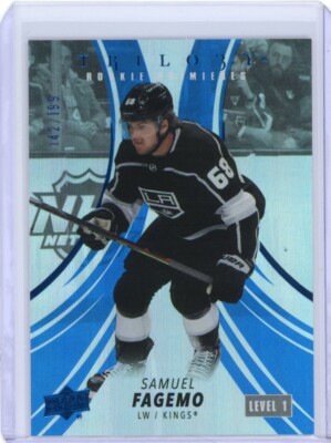 2022-23 Upper Deck Trilogy Samuel Fagemo Blue Rookie Premiers /199 LA Kings
