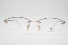 Vintage Glasses Rodenstock R 4202 Silver Gold Half Rim Eyeglass Frame
