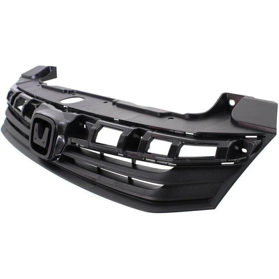 New Front Grille Assembly Black Plastic Fits 2012 Honda Civic 1.8L HO1200206 Foto 4 de 4