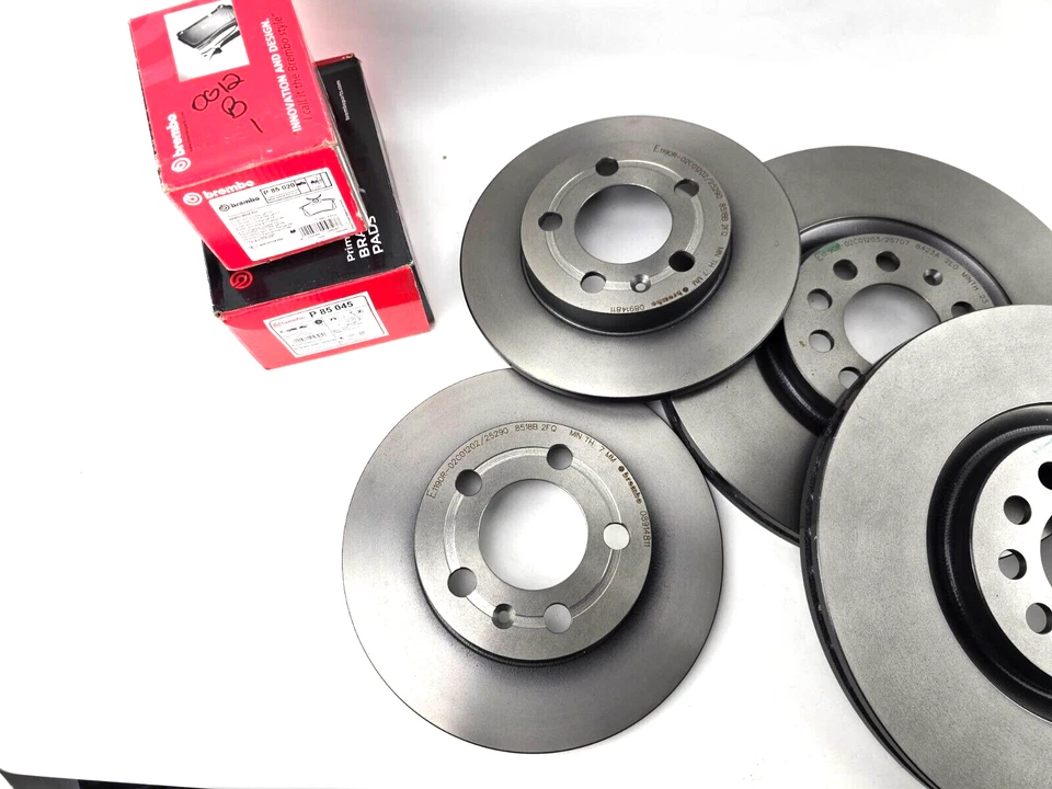 Kit completo de frenos Brembo rotores delanteros/traseros + pastillas para Audi TT Quattro 2000-2006 Foto 3 de 4