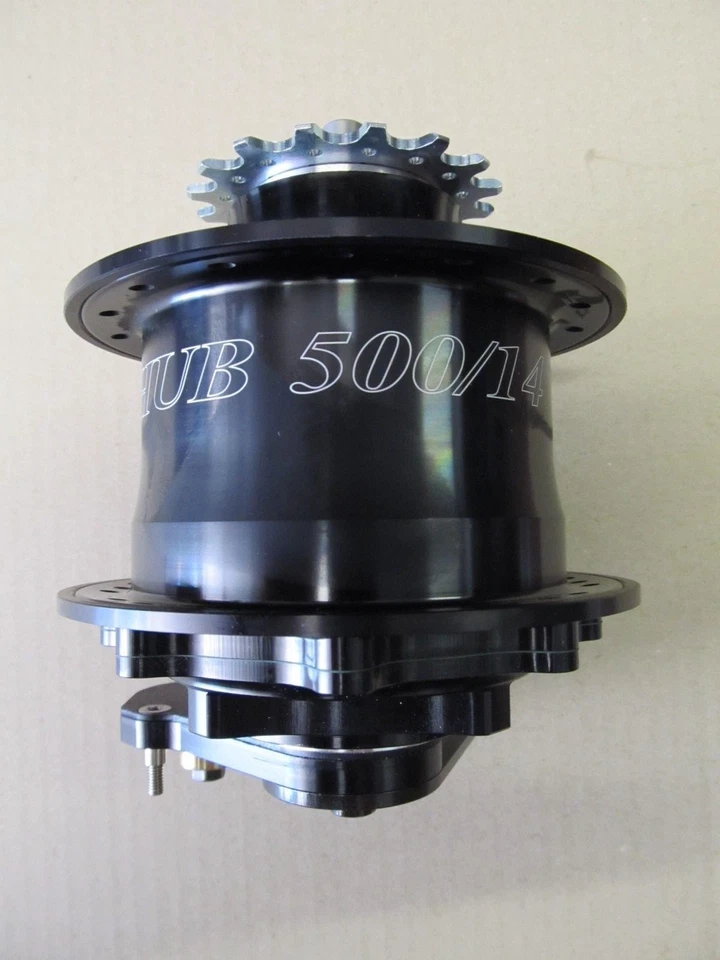 Buje de engranajes interno Rohloff Speedhub 500/14 CC DB OEM2 8025Z 8026Z 8027Z de 14 velocidades Foto 3 de 4