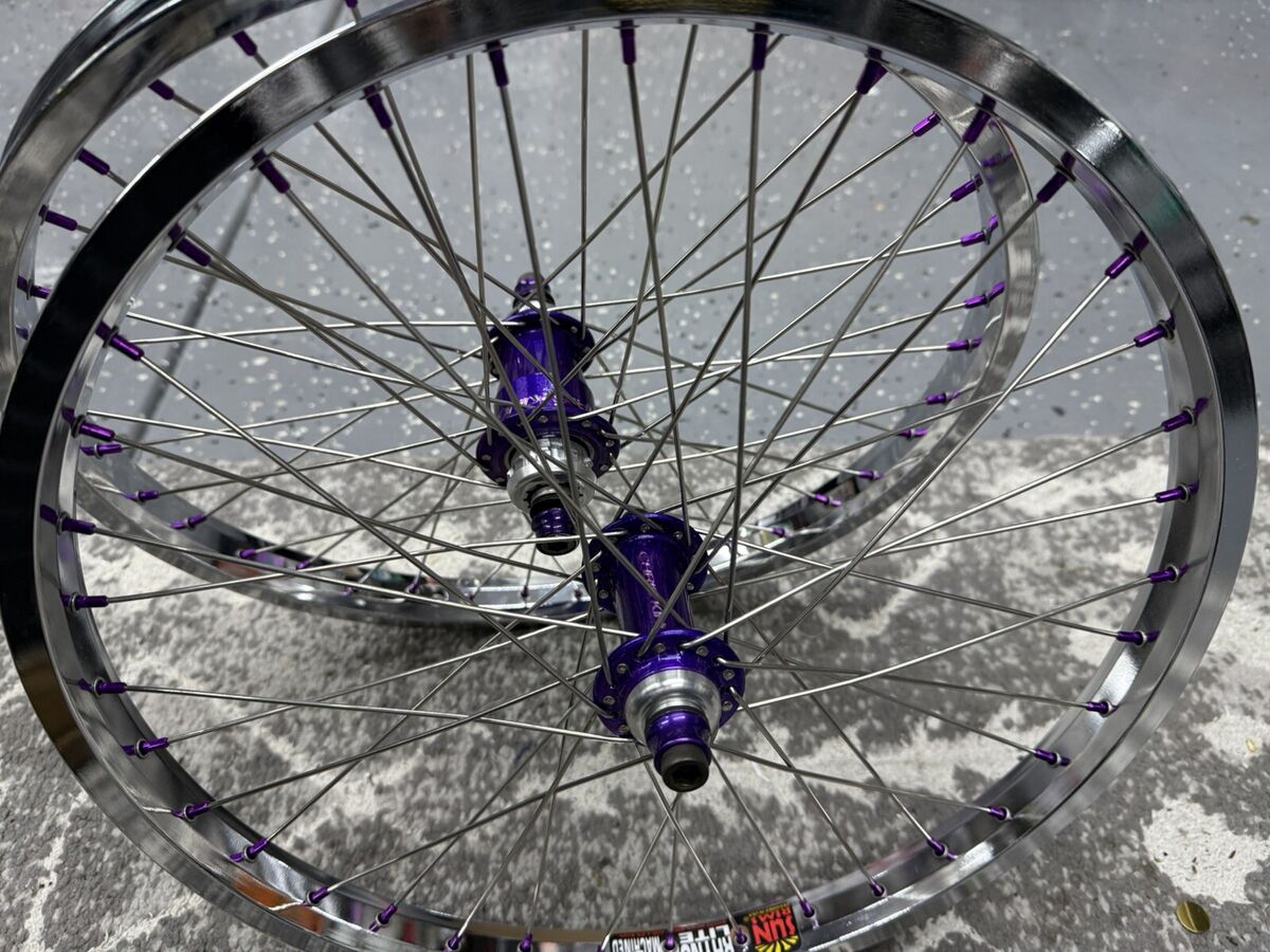 20” Bmx Wheel Set, Chris King 36H Hubs, Sun Rhynolite Rims 20” Bmx Wheel Set, Chris King 36H Hubs, Sun Rhynolite Rims