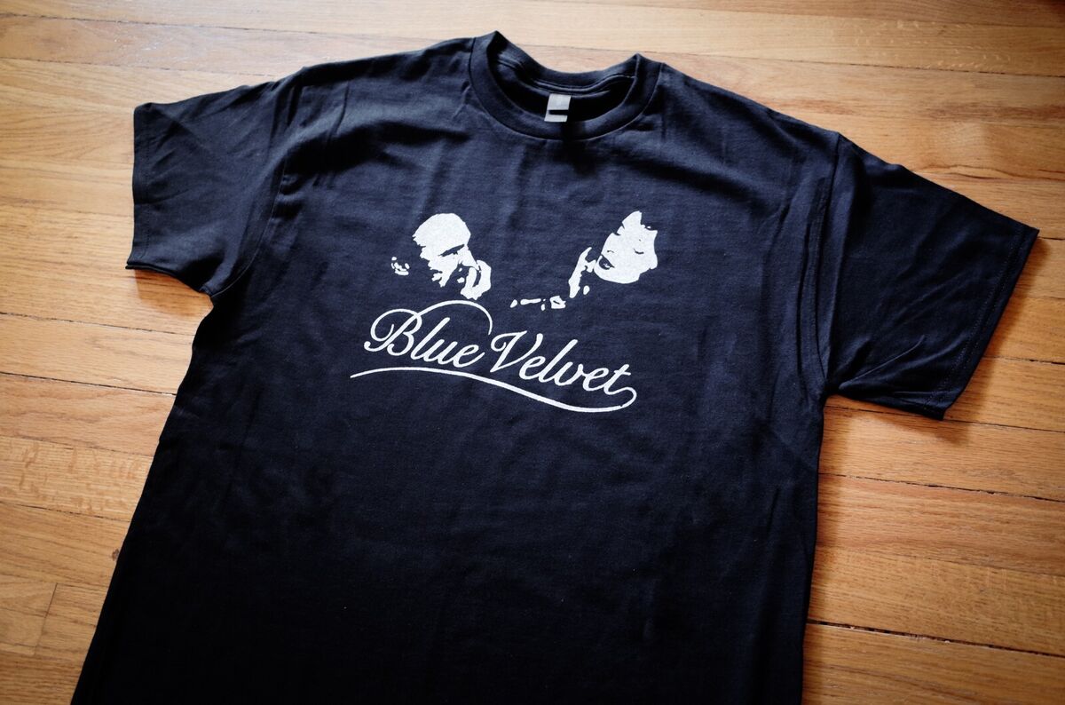 Vintage Blue Velvet Black T-Shirt, David Lynch, Dennis Vintage Blue Velvet Black T-Shirt, David Lynch, Dennis