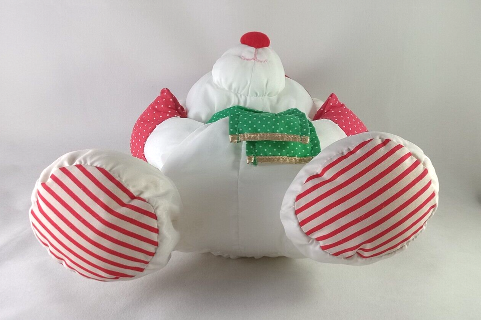 Vintage Fisher Price Puffalump Christmas 1991 Holiday Bear Plush