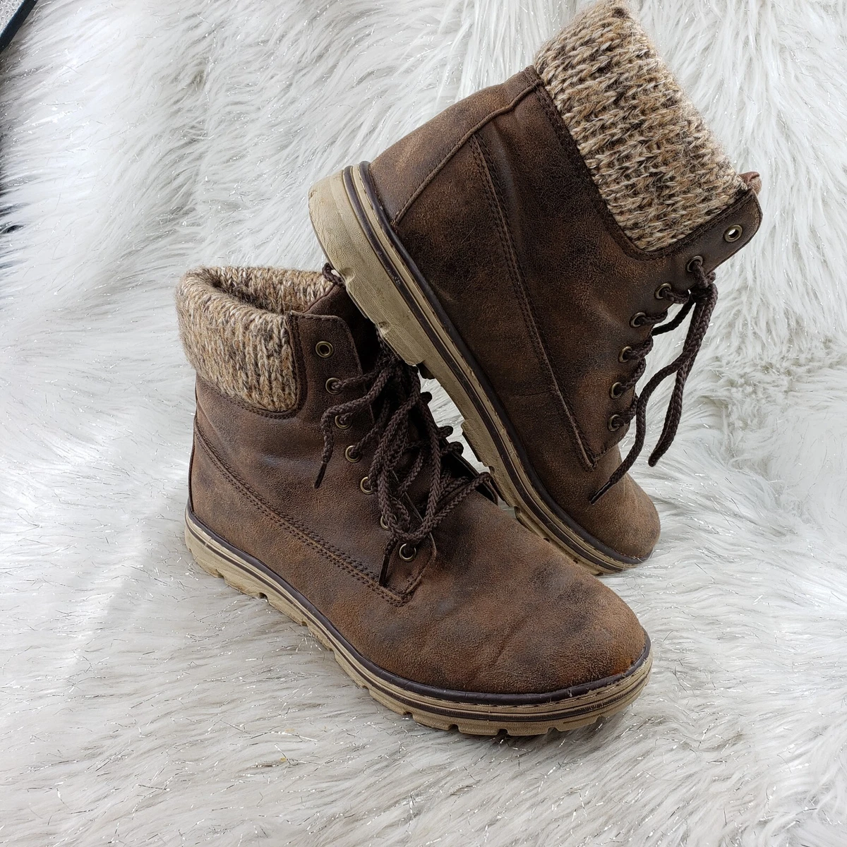 sweater lined boots