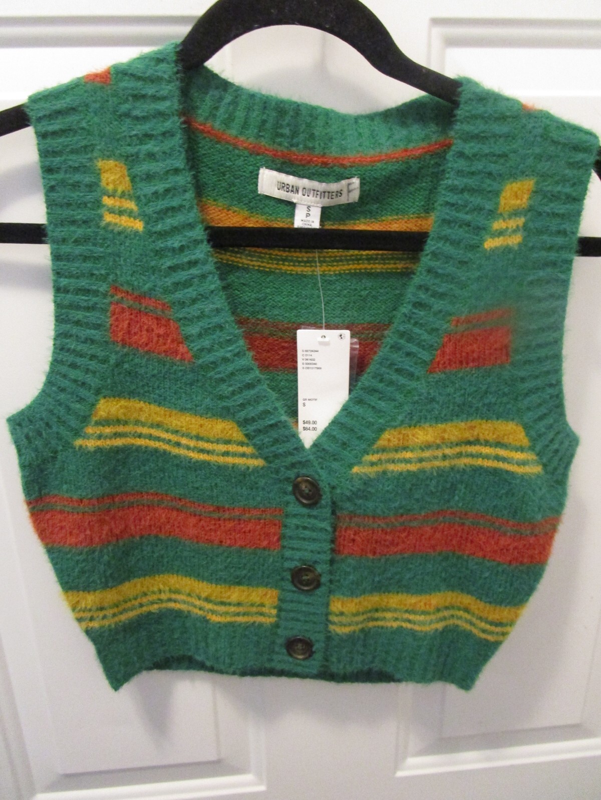 URBAN OUTFITTERS RICKIE CROPPED SWEATER 