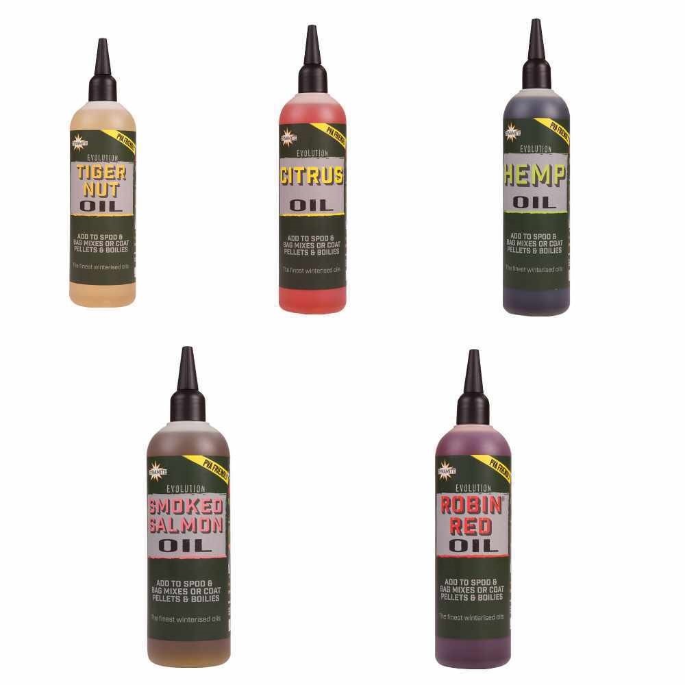 DYNAMITE BAITS EVOLUTION OILS 300ml ALL FLAVOURS CARP COARSE MATCH