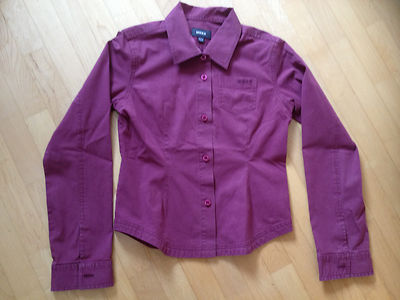 MeXX Mädchenbluse bordeaux sehr schön Gr. 146/152  TOP Zustand
