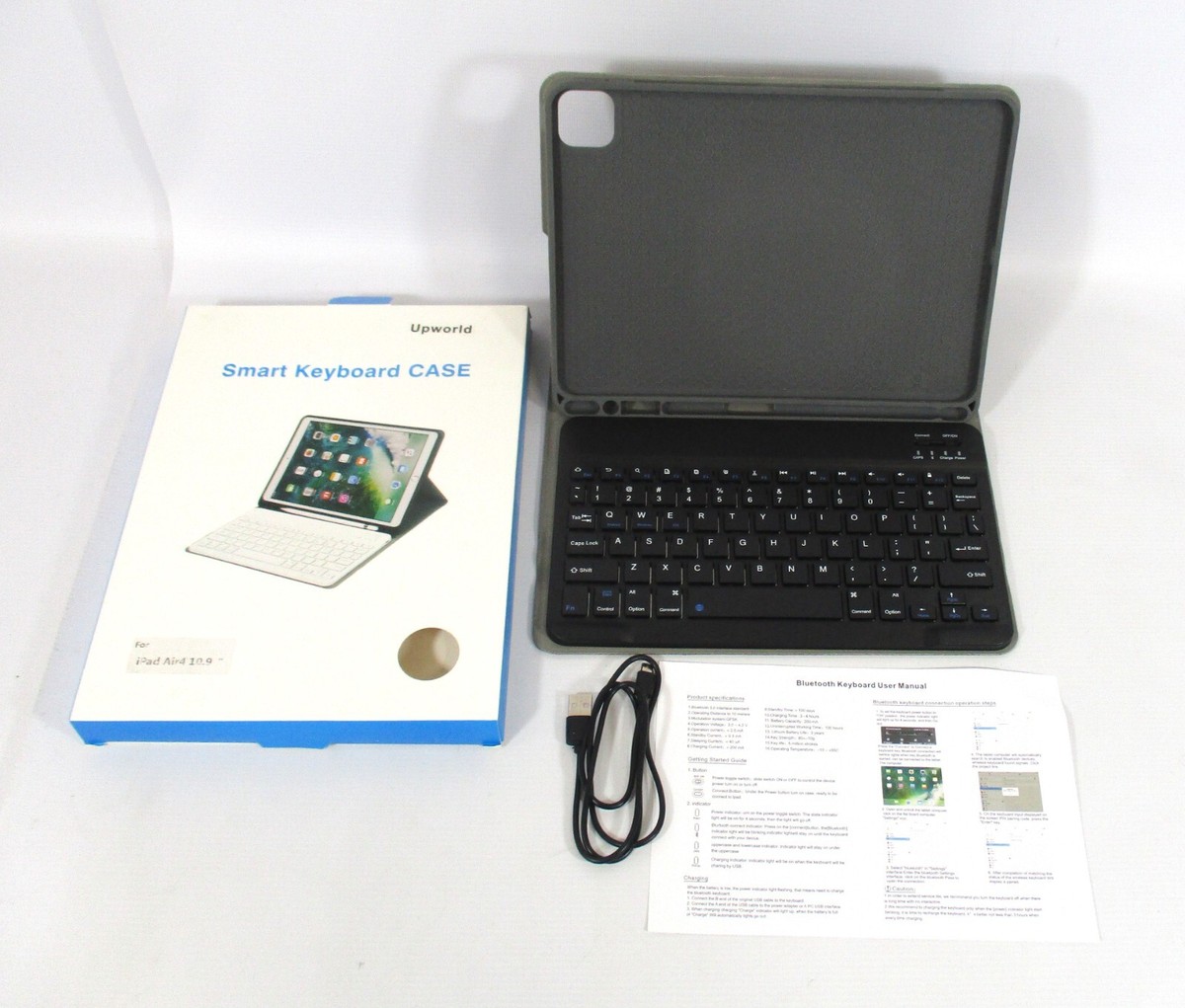 Upworld Smart Keyboard Case Bluetooth Keyboard Protective Case