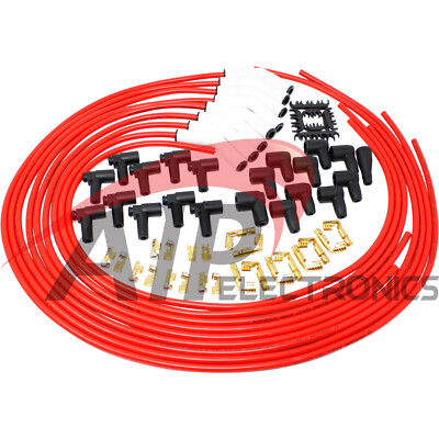 ファイヤードラゴン DRAGON FIRE Cut-to-Fit 8.5mm 500 Ohm/ft Spark Plug Wire Set White