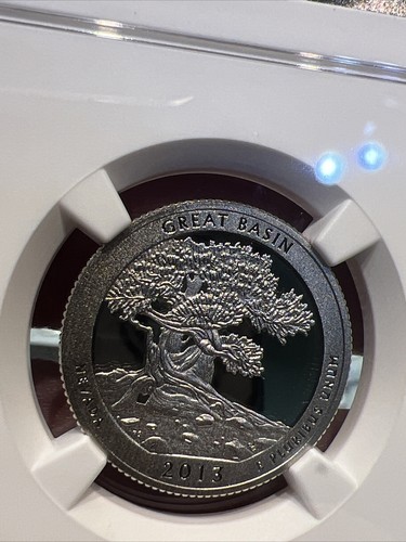 2013 S NGC PF69 Clad Great Basin Quarter Ultra Cameo - Picture 4 of 6