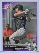 RARE 2017 BOWMAN BRIAN MUNDELL ROOKIE CARD RC #BP86 ~ 001/250 UNIQUE